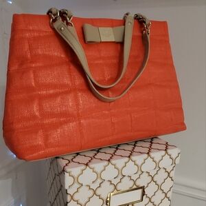 Authentic Kate Spade Coral Tote Bag